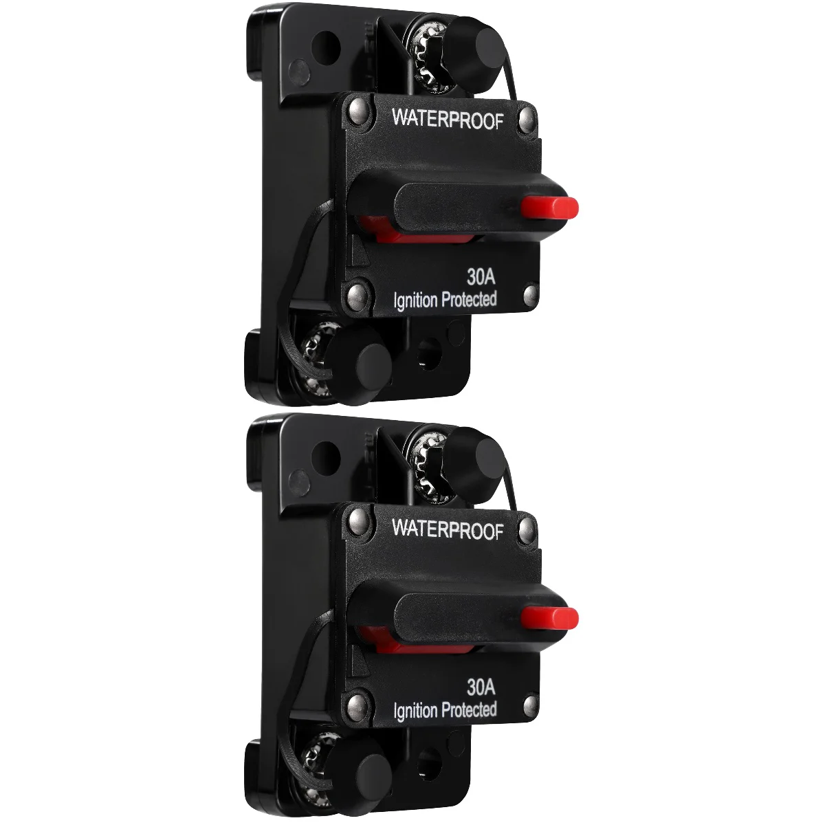 2 Pieces Audio Inline Circuit Breaker Auto Automatic 30A 12V~36V Manual Reset Power 30Amp
2 Pieces Audio Inline Circuit Breaker Auto Automatic 30A 12V~36V Manual Reset Power 30Amp