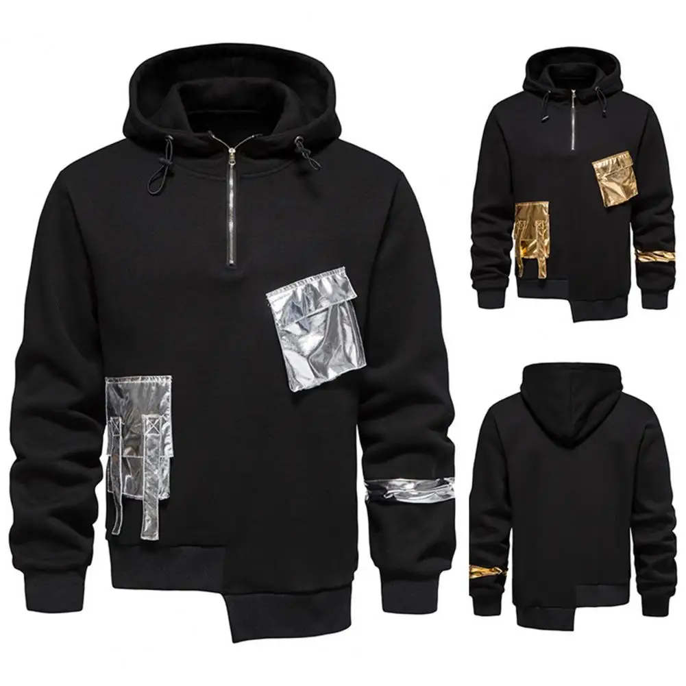 Classic Fall Winter Flap Patch Pockets Hooded Sweatshirt Pullover Hoodie 3D Cutting Windproof
Classic Fall Winter Flap Patch Pockets Hooded Sweatshirt Pullover Hoodie 3D Cutting Windproof