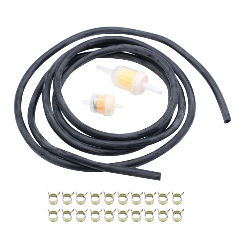3 Meters 1/4 Inch ID Fuel Line 20Pcs 2/5 Inch ID Hose Clamps W/Fuel Filter For Motorcycle Small Engines Fuel Line System
3 Meters 1/4 Inch ID Fuel Line 20Pcs 2/5 Inch ID Hose Clamps W/Fuel Filter For Motorcycle Small Engines Fuel Line System