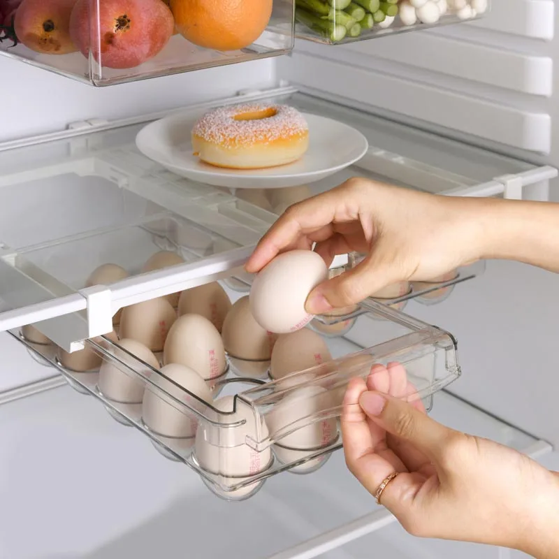 Refrigerator Organizer Bins With Handle Freely Pullable Refrigerator Storage Box For Fruit And Vegetable
Refrigerator Organizer Bins With Handle Freely Pullable Refrigerator Storage Box For Fruit And Vegetable