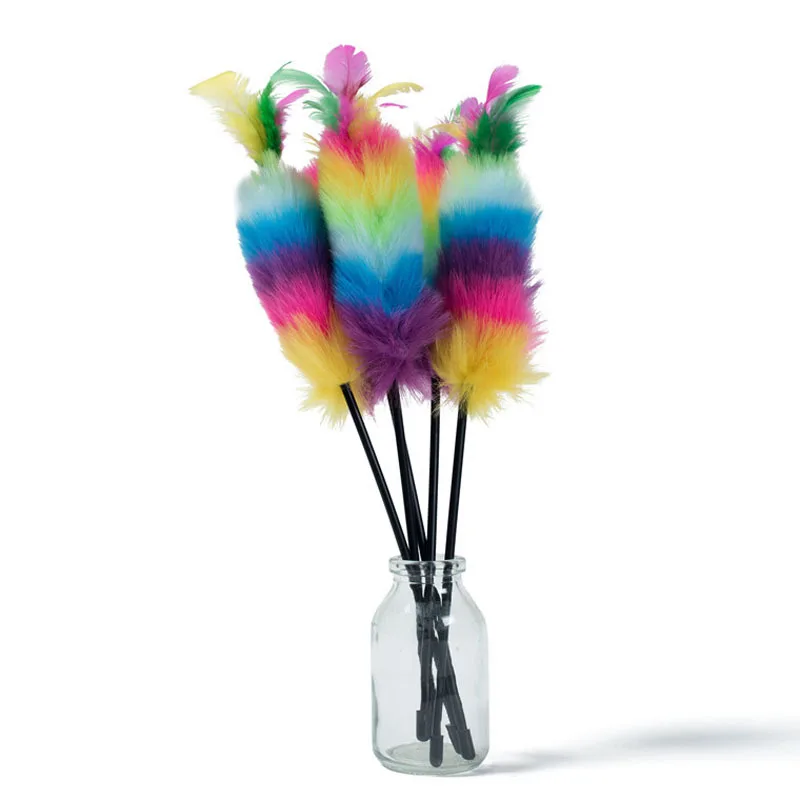5pcs/lot Cat Toys Feather Wand Kitten Cat Teaser Turkey Feather Interactive Stick Toy Kitten Pet Wire Chaser Wand Toy
5pcs/lot Cat Toys Feather Wand Kitten Cat Teaser Turkey Feather Interactive Stick Toy Kitten Pet Wire Chaser Wand Toy