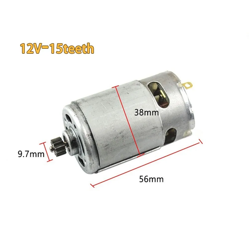 DC RS550 Motor 13/15teeth Replace For BOSCH Cordless Drill Screwdriver TSR1080-2-LI GSR120LI 12V 14.4V Power Tool Accessories
DC RS550 Motor 13/15teeth Replace For BOSCH Cordless Drill Screwdriver TSR1080-2-LI GSR120LI 12V 14.4V Power Tool Accessories