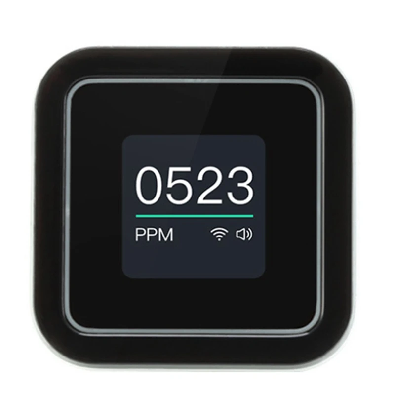 

Indoor Smart Wifi CO2 Meter Tuya Air Carbon Dioxide Sensor Monitor Gas Detector Air Quality Monitor Display Clock Weathe