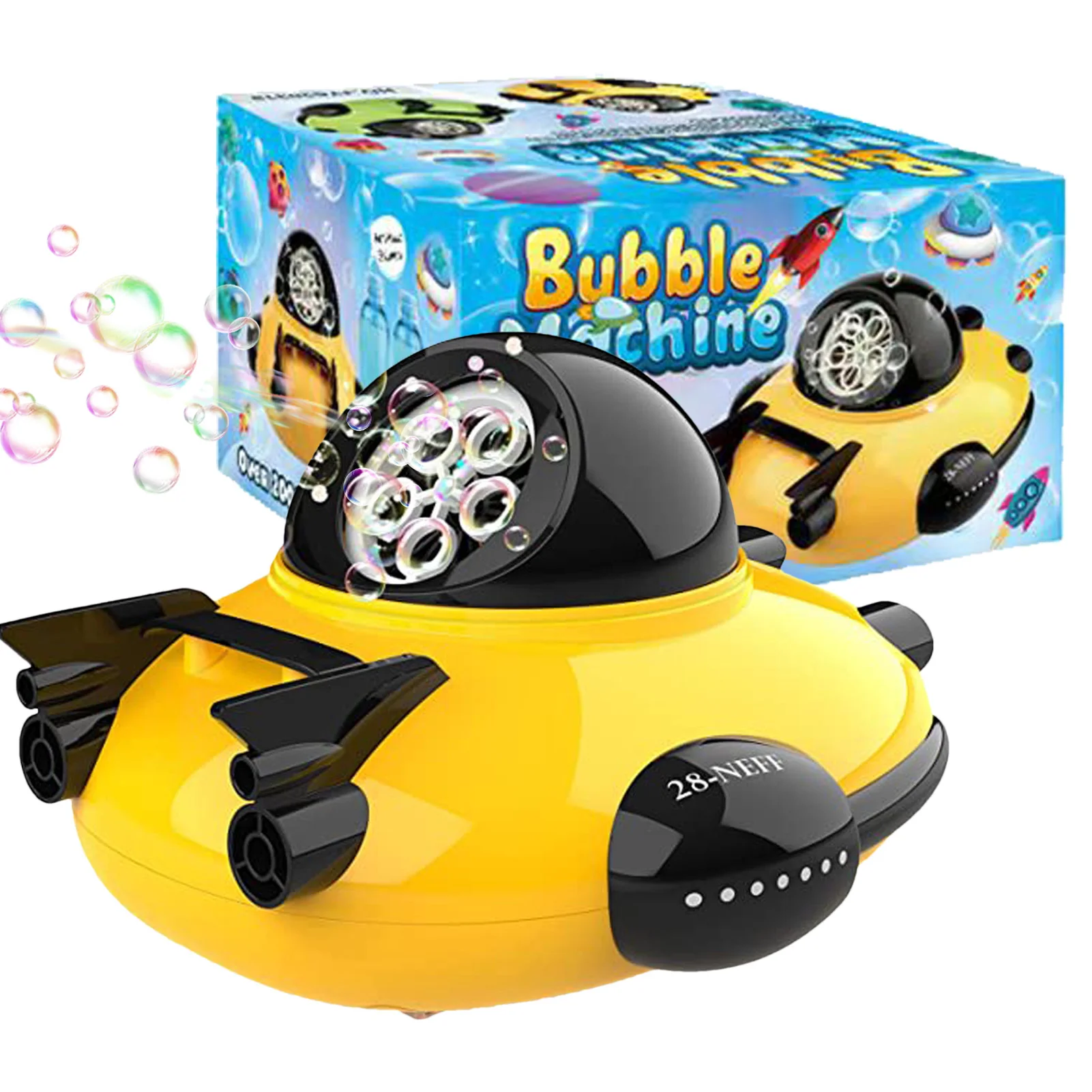 Automatic Bubble Maker Spaceship Bubble Machine Rechargable Bubble Blower Electric Toys Kids Summer Toys For Birthday Gift
Automatic Bubble Maker Spaceship Bubble Machine Rechargable Bubble Blower Electric Toys Kids Summer Toys For Birthday Gift