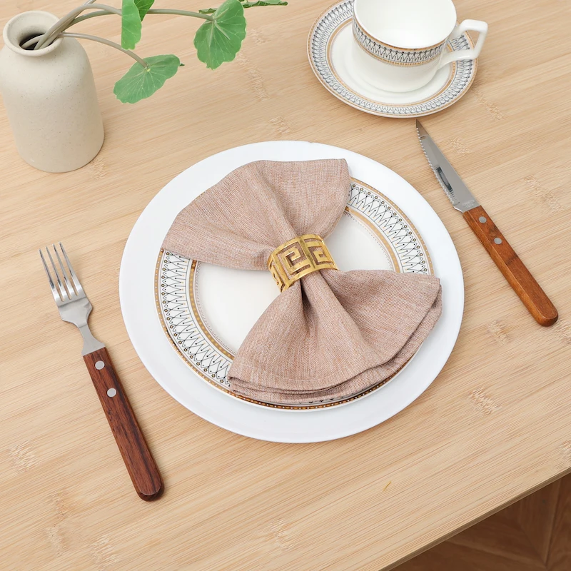 Cotton Linen Napkins With Piping Plain Weave 6 PCS Hotel Table Decoration Cloth Handmade Washable Soft Square Restaurant Napkins
Cotton Linen Napkins With Piping Plain Weave 6 PCS Hotel Table Decoration Cloth Handmade Washable Soft Square Restaurant Napkins