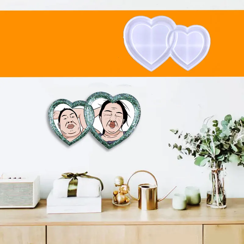 Love Photo Frame Silicone Mold DIY Heart-To-Heart Photo Frame Pendant Wall Decoration Photo Frame Ornament Silicone Mold
Love Photo Frame Silicone Mold DIY Heart-To-Heart Photo Frame Pendant Wall Decoration Photo Frame Ornament Silicone Mold