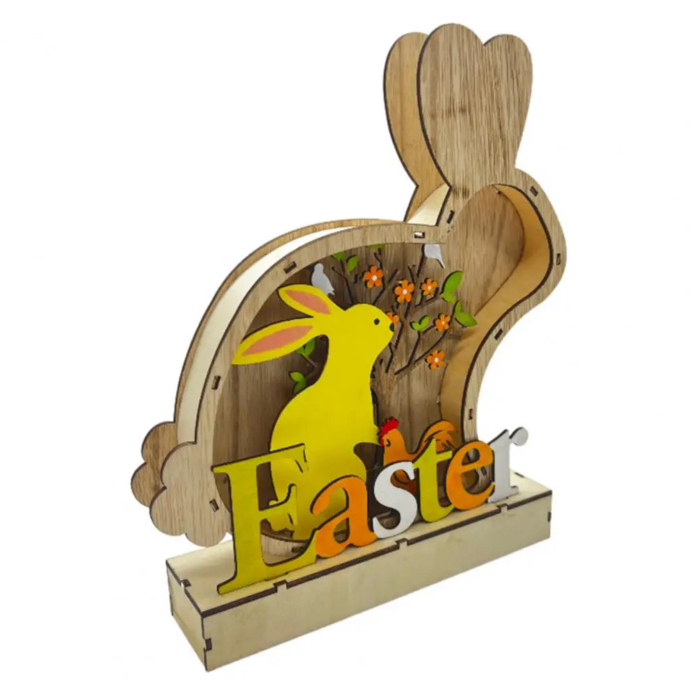 Modern Wooden Rabbit Craft with Light Easter Decoration Wood Craft Rabbit Sturdy Decorative
Modern Wooden Rabbit Craft with Light Easter Decoration Wood Craft Rabbit Sturdy Decorative