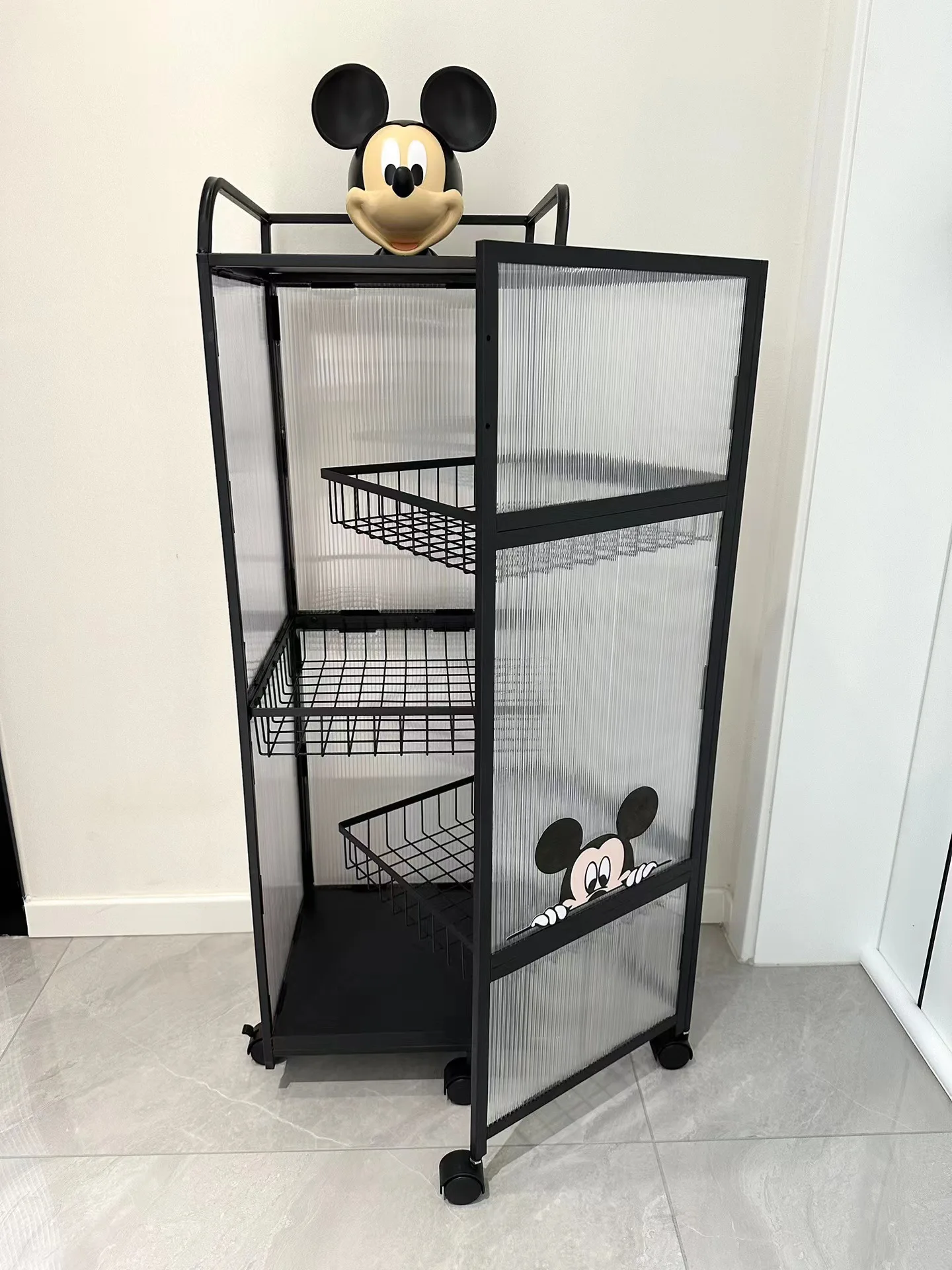 Kitchen with Door Vegetable Rack Rotary Multifunctional Fruit and Vegetable Vegetable Basket Floor Multi-Layer Pot Snack Storage
Kitchen with Door Vegetable Rack Rotary Multifunctional Fruit and Vegetable Vegetable Basket Floor Multi-Layer Pot Snack Storage