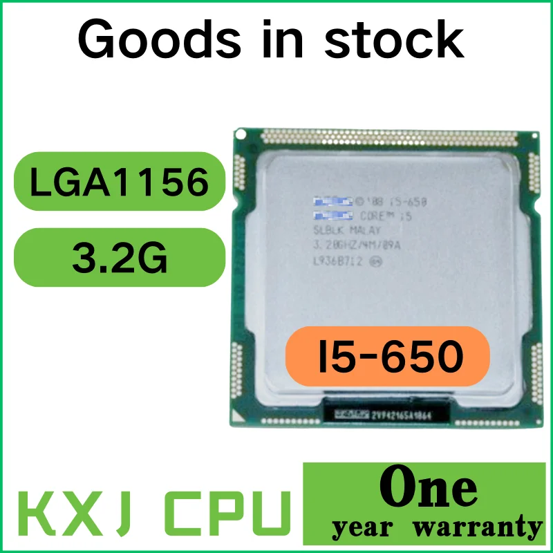 

Free shipping Intel Core i5-650 Processor i5 650 3.2 GHz 4MB Cache Socket LGA1156 32nm 73W Desktop CPU scrattered pieces