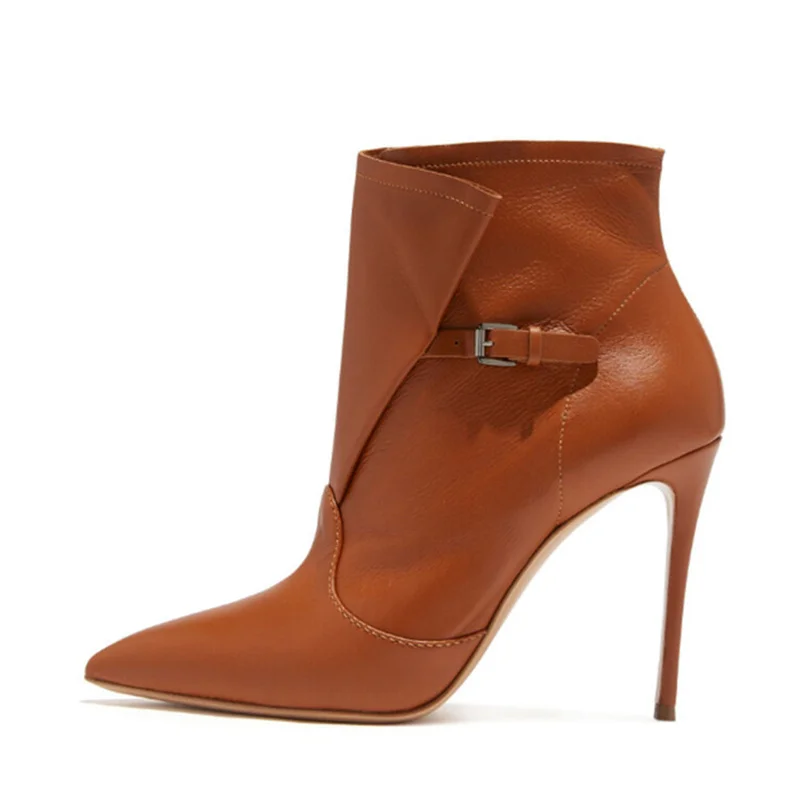 Sweet Buckle Strap Women Heeled Ankle Boots Pointed Toe 2022 New Design Women Short Boots Solid Color Elegant Botines De Mujer 
Sweet Buckle Strap Women Heeled Ankle Boots Pointed Toe 2022 New Design Women Short Boots Solid Color Elegant Botines De Mujer