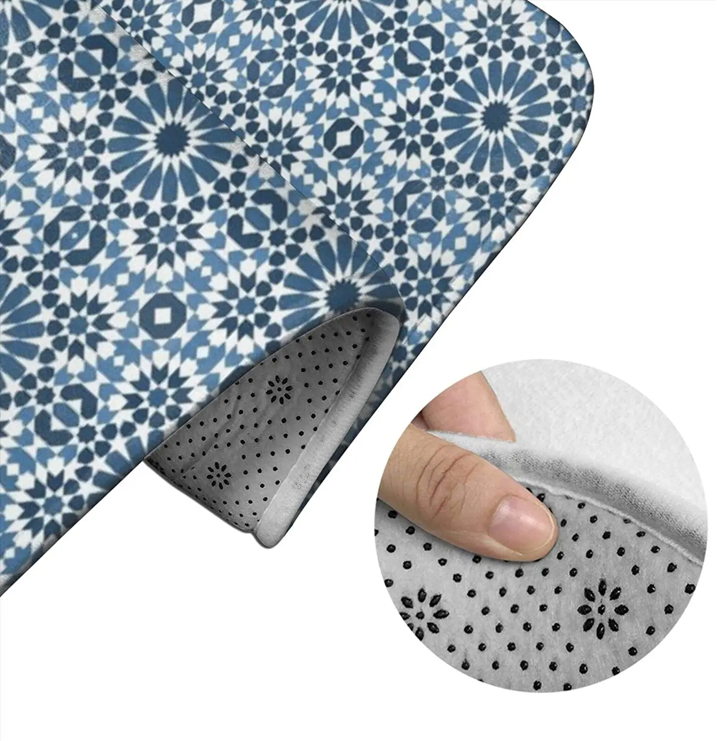 A Moorish Moroccan Wedgew Bathroom Mat Sets 3 Piece Set Rugs Memory Foam Mat Set Toilet Seat Cover Bath Mat Lid cover
A Moorish Moroccan Wedgew Bathroom Mat Sets 3 Piece Set Rugs Memory Foam Mat Set Toilet Seat Cover Bath Mat Lid cover