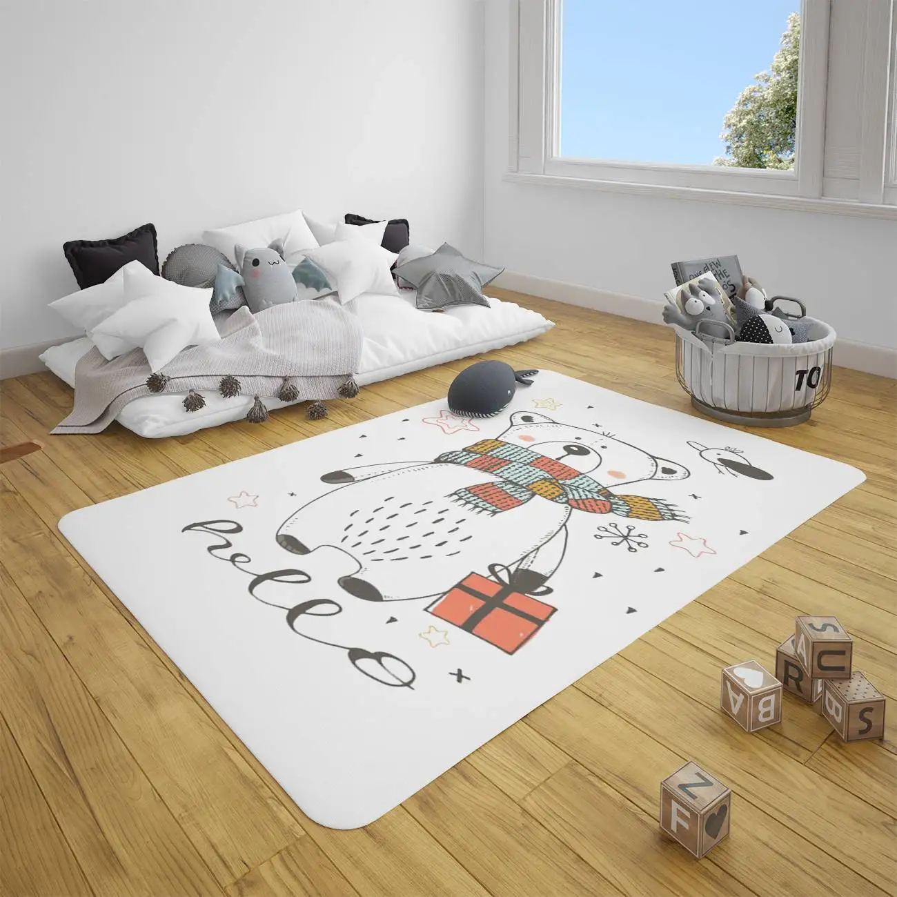 Cute bear patterned baby play mat round rectangular children's rug newborn pacifier
Cute bear patterned baby play mat round rectangular children's rug newborn pacifier