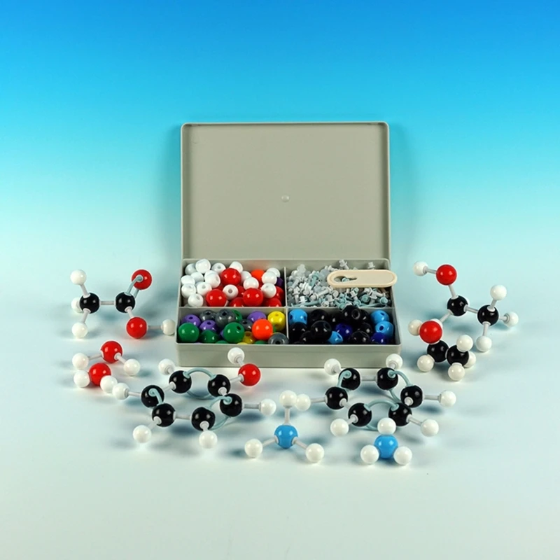 240Pcs Chemistry Molecular Model Kit Molecular Model Set for Inorganic & Organic Chemistry with Atoms Bonds and 1 Tool
240Pcs Chemistry Molecular Model Kit Molecular Model Set for Inorganic & Organic Chemistry with Atoms Bonds and 1 Tool