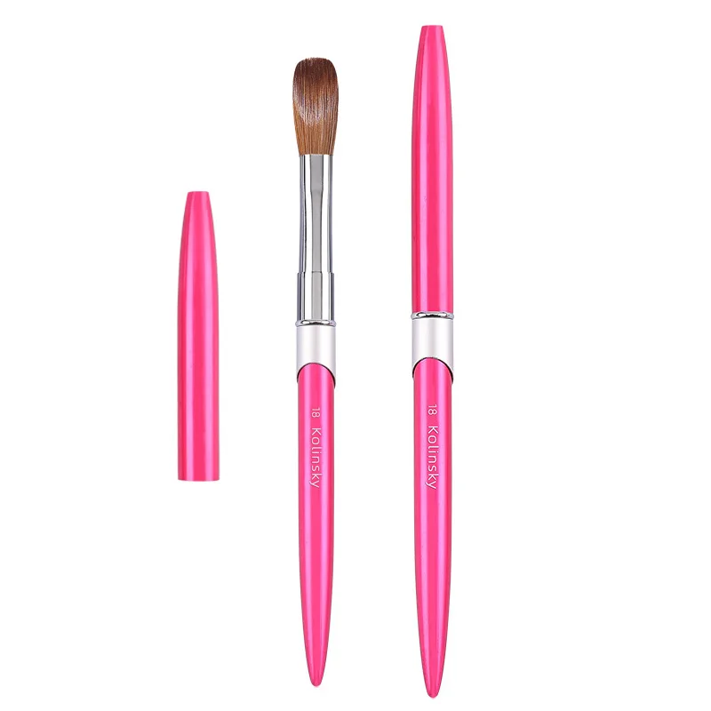 100% Pure Kolinsky Acrylic Nail Brush Oval Crimped Rose Red Handle Professional Good Quality for Acrylic Powder Size 2-16
100% Pure Kolinsky Acrylic Nail Brush Oval Crimped Rose Red Handle Professional Good Quality for Acrylic Powder Size 2-16
