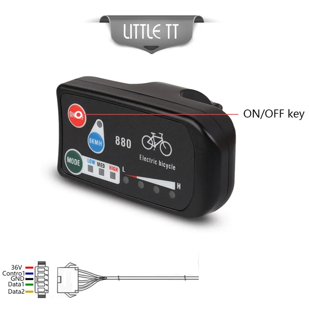 24/36/48V Control Part Bicycle Control Display Electric KT-LED880 LED Panel Practical Premium Useful Brand New
24/36/48V Control Part Bicycle Control Display Electric KT-LED880 LED Panel Practical Premium Useful Brand New