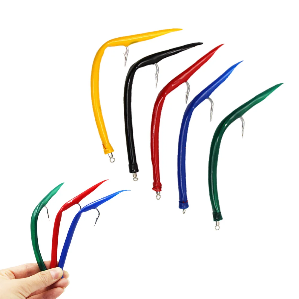 5Pcs Fishing Eel Tube Lure Jig Bait Shank Offset Hook Barbed Octopus Eel Hooks Rolling Swivel Thread Accessories For Fishing
5Pcs Fishing Eel Tube Lure Jig Bait Shank Offset Hook Barbed Octopus Eel Hooks Rolling Swivel Thread Accessories For Fishing