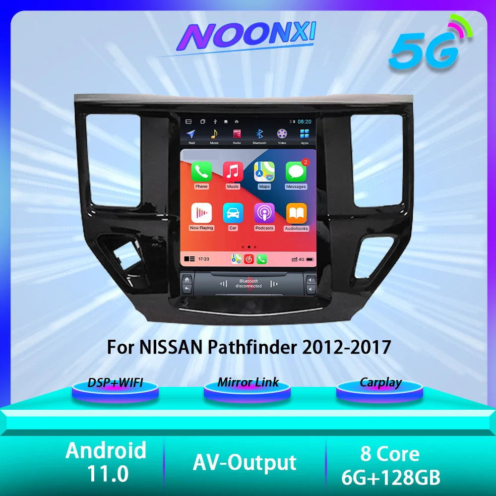 128G Android 11 For NISSAN Pathfinder 2012-2017 Car Radio Navigation Tesla Screen Multimedia Player Stereo Carplay Head Unit
128G Android 11 For NISSAN Pathfinder 2012-2017 Car Radio Navigation Tesla Screen Multimedia Player Stereo Carplay Head Unit