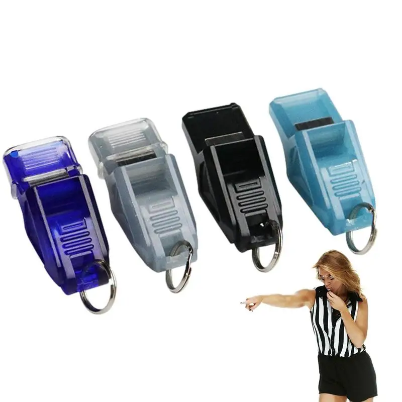 

Whistles For Coaches Loud Pealess Referee Whistle Set With Lanyard Portable Coaches Whistle For School Sports Soccer Football