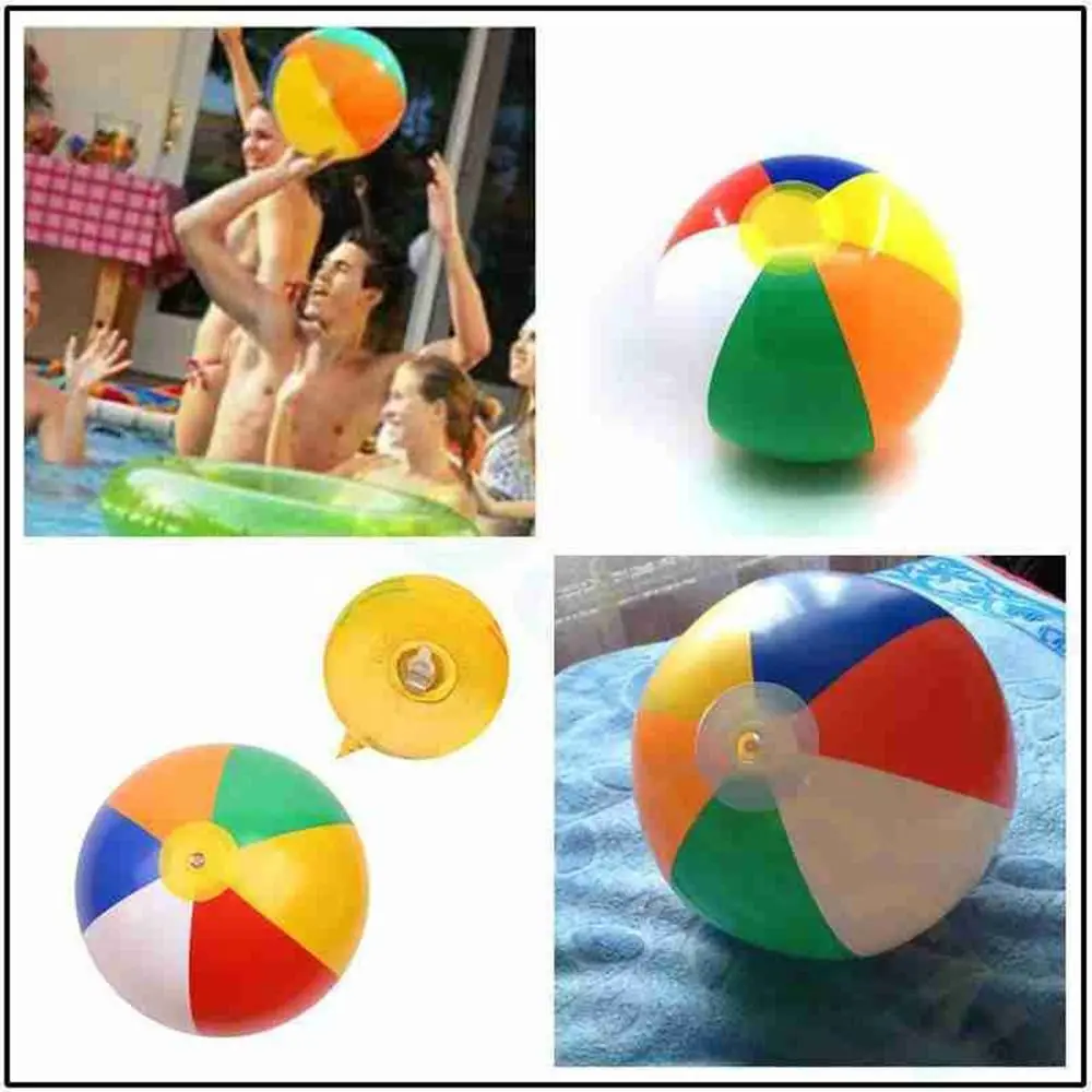 Rainbow Color Summer Favors Outdoor Kids Toys Water Game Balloon PVC Balloons Swimming Pool Play Inflatable Beach Ball
Rainbow Color Summer Favors Outdoor Kids Toys Water Game Balloon PVC Balloons Swimming Pool Play Inflatable Beach Ball
