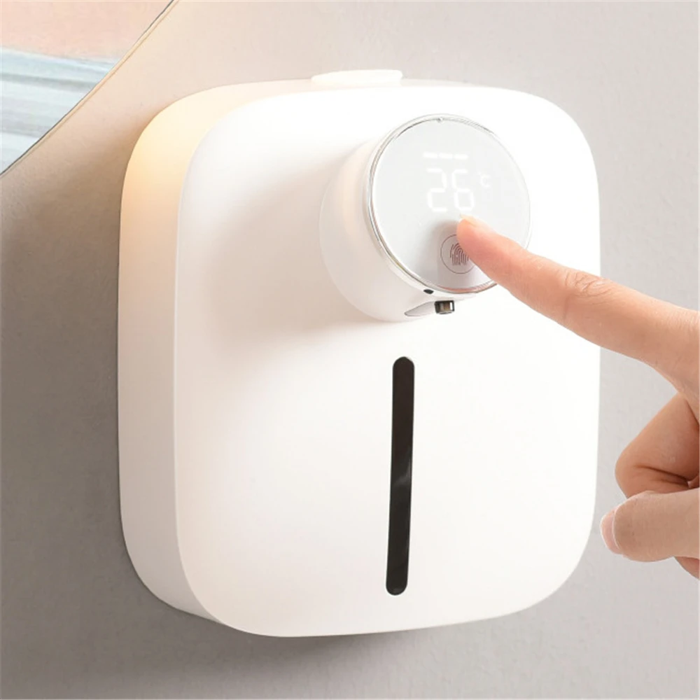 Wall Mounted Foam Soap Dispenser Automatic Sensor Liquid Foam Machine USB Charging Touchless Hand Washing Machine for Bathroom
Wall Mounted Foam Soap Dispenser Automatic Sensor Liquid Foam Machine USB Charging Touchless Hand Washing Machine for Bathroom