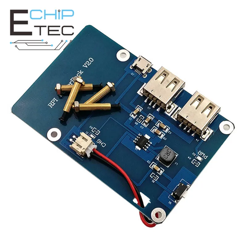 RPI Raspberry Pi lithium battery expansion board dual USB output suitable for Pi3 field power mobile power supply
RPI Raspberry Pi lithium battery expansion board dual USB output suitable for Pi3 field power mobile power supply