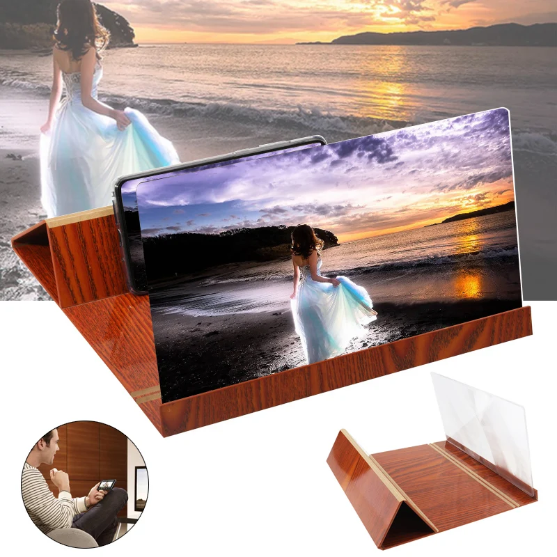 12 Inch 3D Mobile Phone Screen Magnifier HD Video Amplifier Stand Bracket with Movie Game Magnifying Folding Phone Desk Holder
12 Inch 3D Mobile Phone Screen Magnifier HD Video Amplifier Stand Bracket with Movie Game Magnifying Folding Phone Desk Holder