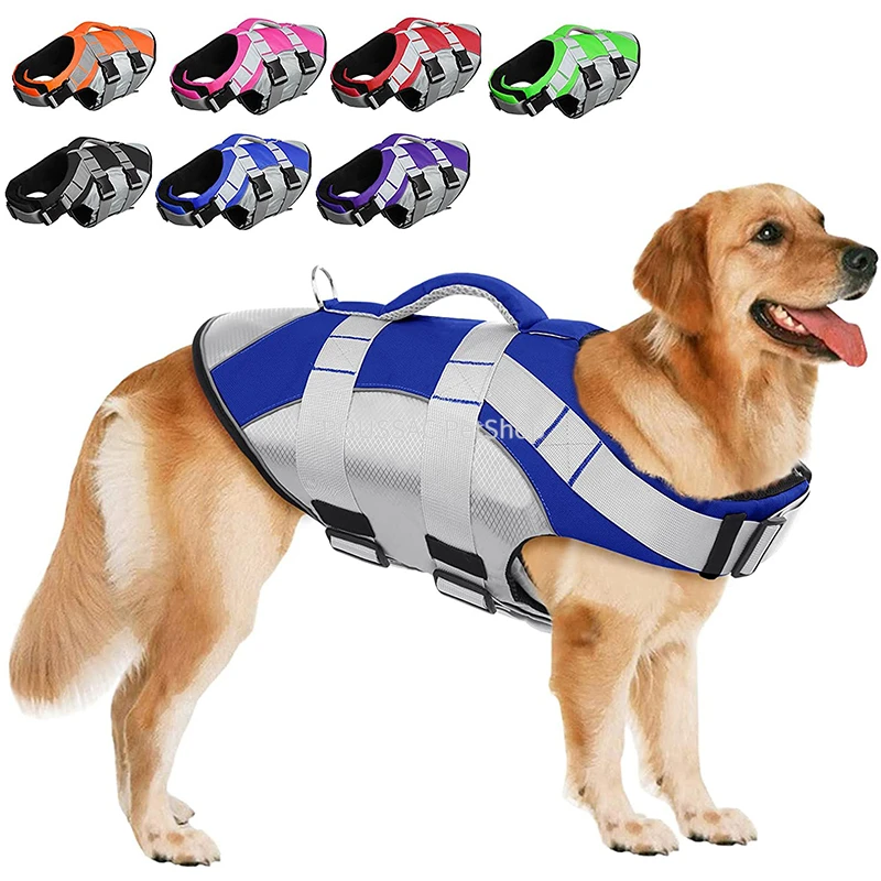 Pet Life Jackets Summer Dog Float Coat Adjustable Reflective Dog Swimming Clothes Pet Life Vest for Small Medium Large Dogs
Pet Life Jackets Summer Dog Float Coat Adjustable Reflective Dog Swimming Clothes Pet Life Vest for Small Medium Large Dogs