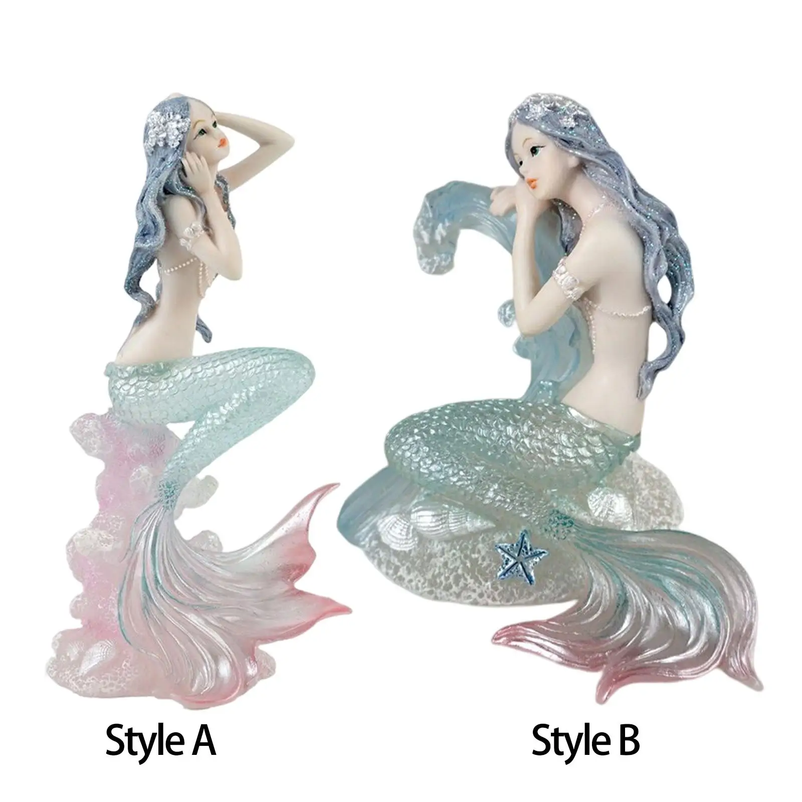 Modern Mermaid Figurine Maiden Statue Ornament for Desktop Home Office Decor
Modern Mermaid Figurine Maiden Statue Ornament for Desktop Home Office Decor