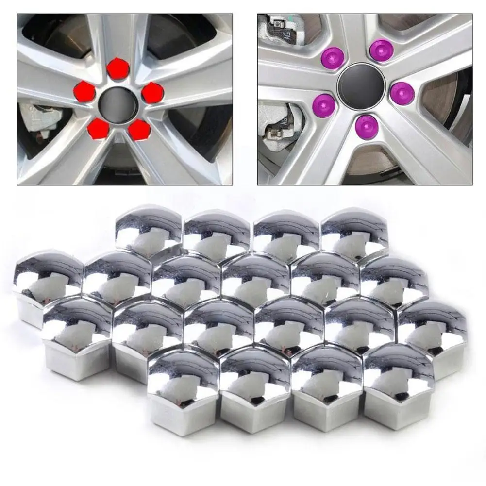 20 Pieces Car Wheel Nut Caps Covers Car Hub Screw Caps Decoration Cover Tyre Nut Bolt Au 17mm Exterior Anti-rust Q2m6 
20 Pieces Car Wheel Nut Caps Covers Car Hub Screw Caps Decoration Cover Tyre Nut Bolt Au 17mm Exterior Anti-rust Q2m6