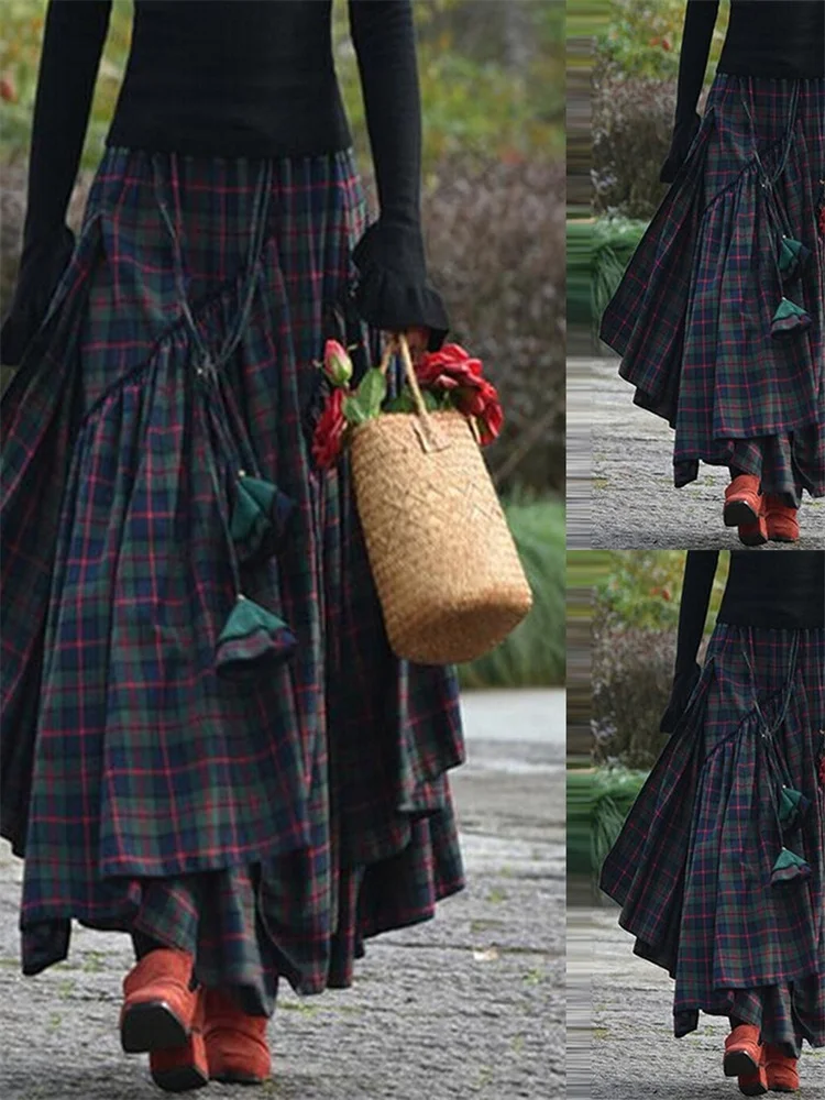 2022 New Fashion Women Loose Plaid Print Fringe Irregular Waiste Skirt Skirts Womens Asymmetrical Long Skirts Womens Maxi Skirt
2022 New Fashion Women Loose Plaid Print Fringe Irregular Waiste Skirt Skirts Womens Asymmetrical Long Skirts Womens Maxi Skirt