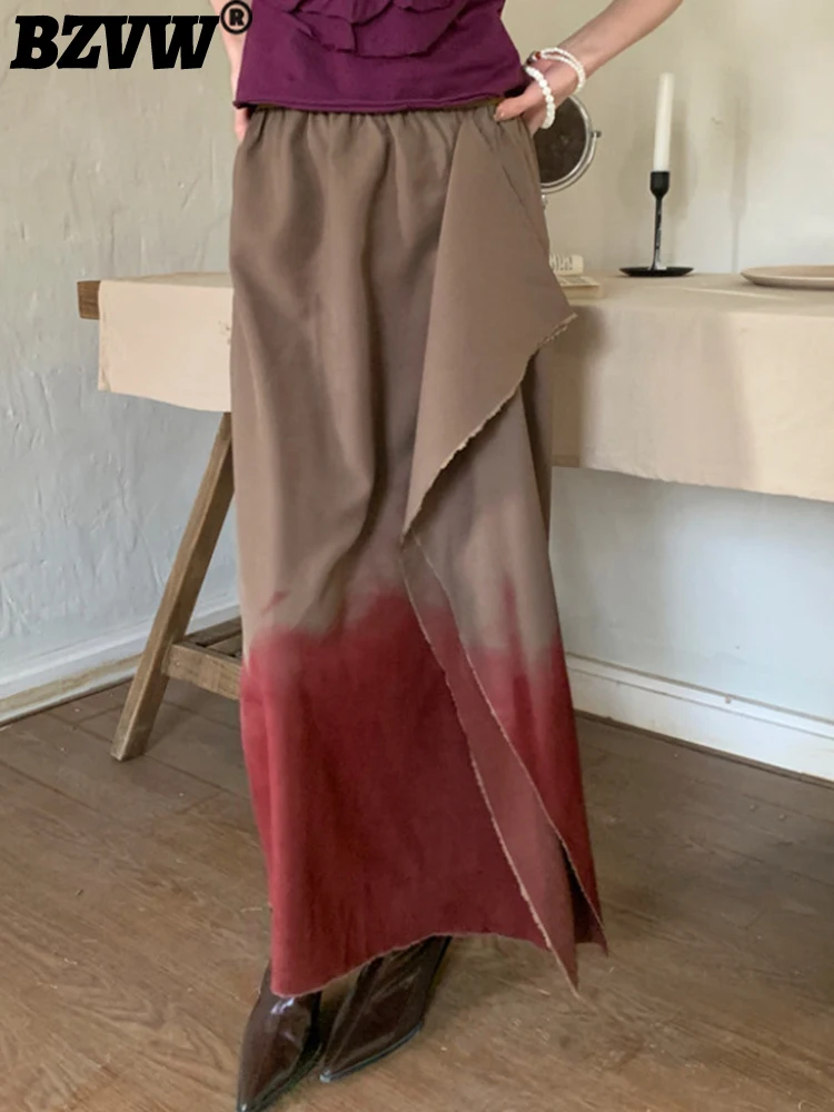 BZVW Irregular Designer Red Dyed Tea Brown Skirts Women's 2023 Spring New Fashion Trend Chic Niche Skirt Female Tide 25X2359 
BZVW Irregular Designer Red Dyed Tea Brown Skirts Women's 2023 Spring New Fashion Trend Chic Niche Skirt Female Tide 25X2359