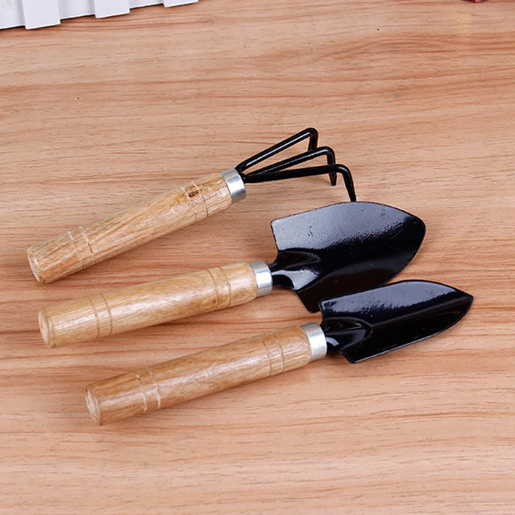 3 Pcs Mini Gardening Potting Tools Wooden Handle Shovel Rake Shovel Multifunctional Household Plant Bonsai Gardening Tools Set
3 Pcs Mini Gardening Potting Tools Wooden Handle Shovel Rake Shovel Multifunctional Household Plant Bonsai Gardening Tools Set
