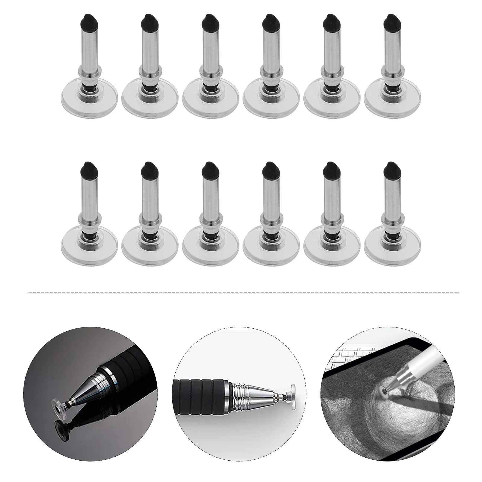 Stylus Tips Pen Disc Replacement Tiptouch Touchscreen Pens Capacitive Universal Screen Tablet Screens Round Shape Refill Tools
Stylus Tips Pen Disc Replacement Tiptouch Touchscreen Pens Capacitive Universal Screen Tablet Screens Round Shape Refill Tools