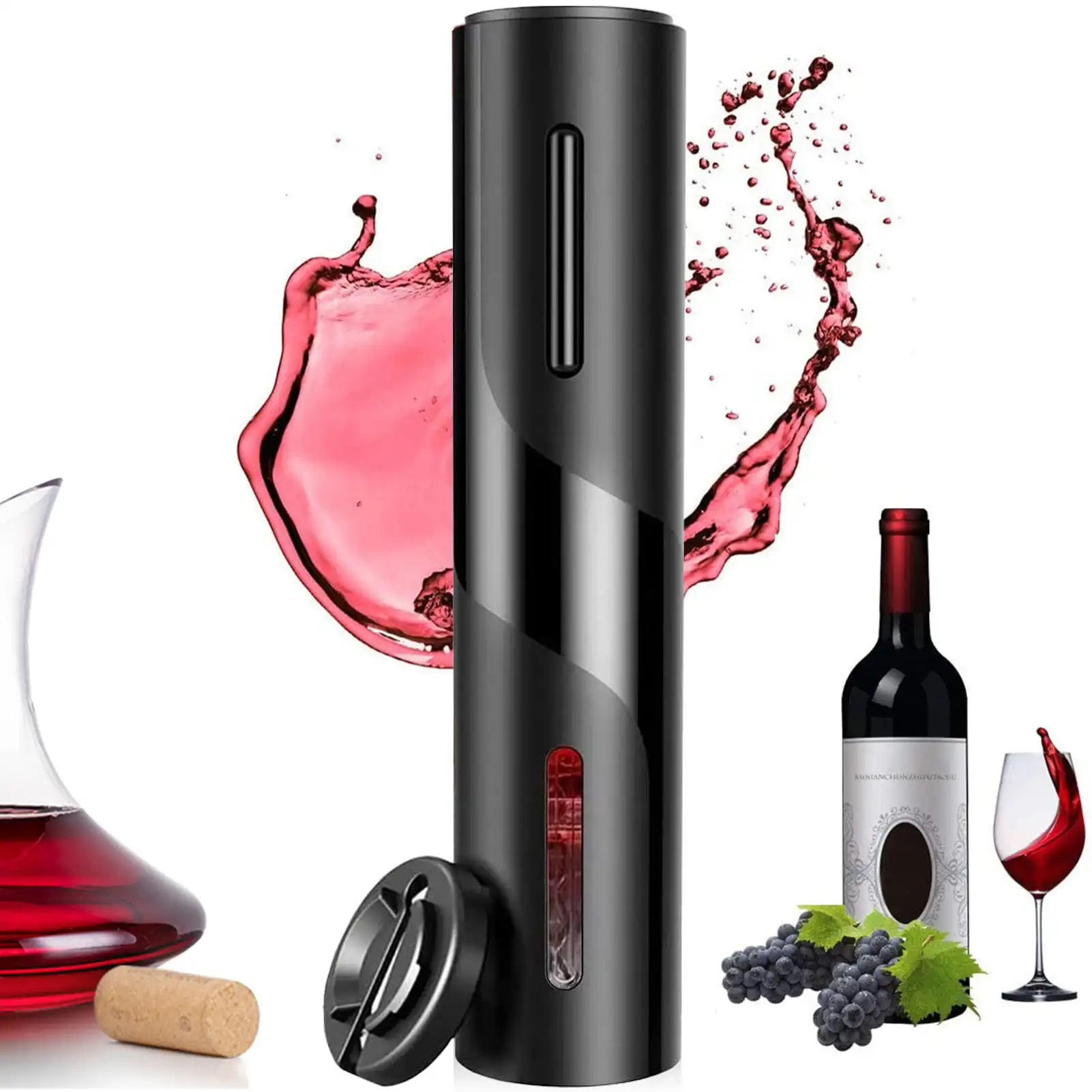 Wine Opener, Bottle Kit with Cutter Pourer Openers Set,for Wine Loves The Best Gift ( Include Battery)
Wine Opener, Bottle Kit with Cutter Pourer Openers Set,for Wine Loves The Best Gift ( Include Battery)