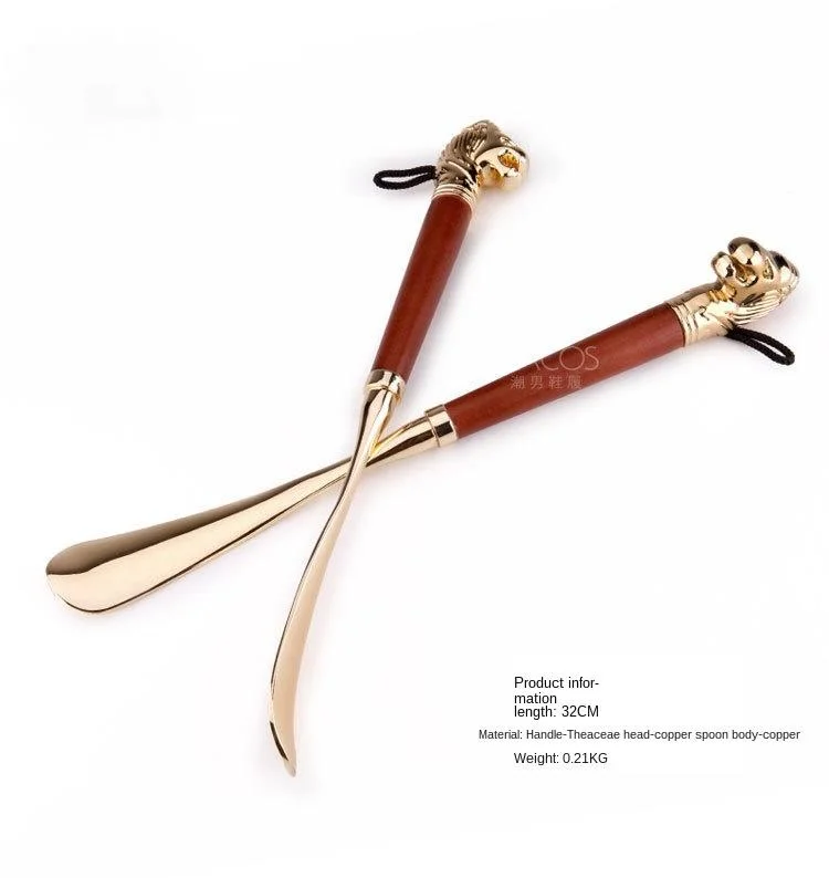 Hot Sale Ma Jieshi Pure Brass Shoehorn Boutique Brass Shoe Pump Super Long Copper Shoes Shoehorn Lifter Shoehorn 
Hot Sale Ma Jieshi Pure Brass Shoehorn Boutique Brass Shoe Pump Super Long Copper Shoes Shoehorn Lifter Shoehorn