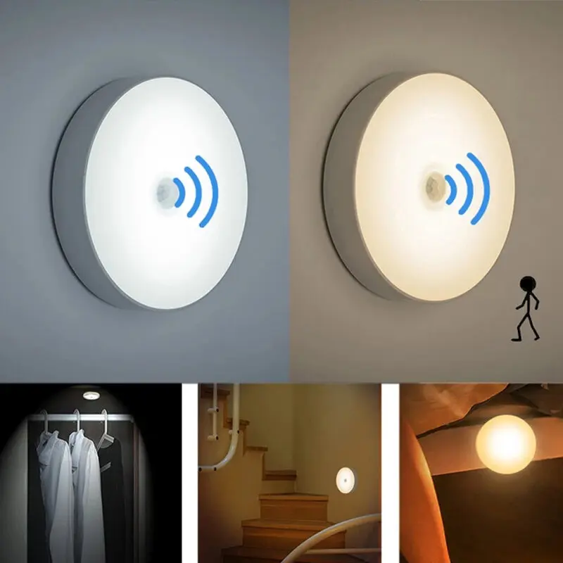 Night Light Creative LED Intelligent Human Body Induction Light Corridor Charging Home Aisle Light Wireless Home Bedside Light
Night Light Creative LED Intelligent Human Body Induction Light Corridor Charging Home Aisle Light Wireless Home Bedside Light