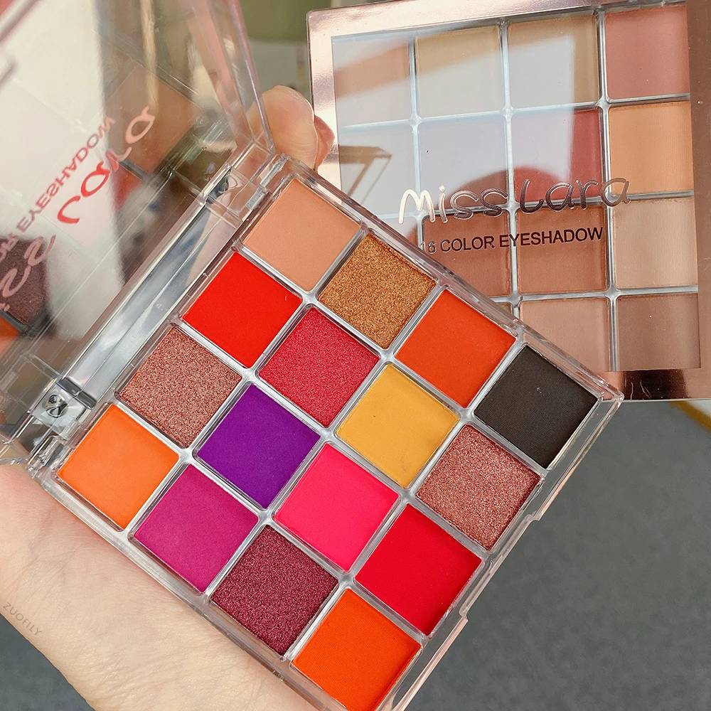16 Color Matte Eyeshadow Palette Shimmer Glitter Pigmented Powder Charming Pressed Eyeshadow Makeup Kit
16 Color Matte Eyeshadow Palette Shimmer Glitter Pigmented Powder Charming Pressed Eyeshadow Makeup Kit