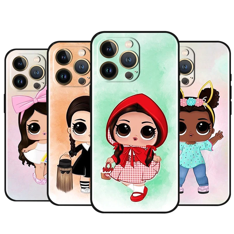 LOL Surprise Doll Gift For Apple iPhone 13 12 Pro Max Mini 11 Pro XS Max X XR 8 7 6 Plus SE 5S 5 Soft TPU Black Phone Case Cover
LOL Surprise Doll Gift For Apple iPhone 13 12 Pro Max Mini 11 Pro XS Max X XR 8 7 6 Plus SE 5S 5 Soft TPU Black Phone Case Cover