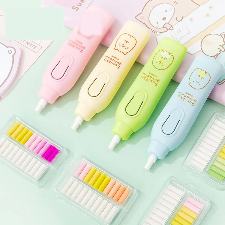 Sumikko Gurashi Электрический ластик в комплекте милые стирательные принадлежности для детей подарки школьные принадлежности
Sumikko Gurashi Электрический ластик в комплекте милые стирательные принадлежности для детей подарки школьные принадлежности