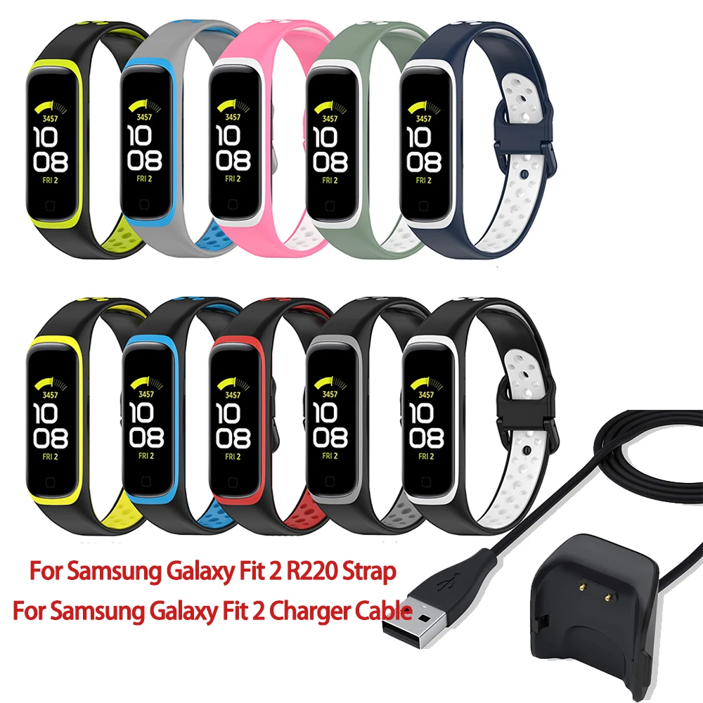 Silicone Sport Band For Samsung Galaxy Fit 2 R220 Strap Bracelet Replacement Charging Cable For Samsung Galaxy Fit 2 Watch
Silicone Sport Band For Samsung Galaxy Fit 2 R220 Strap Bracelet Replacement Charging Cable For Samsung Galaxy Fit 2 Watch