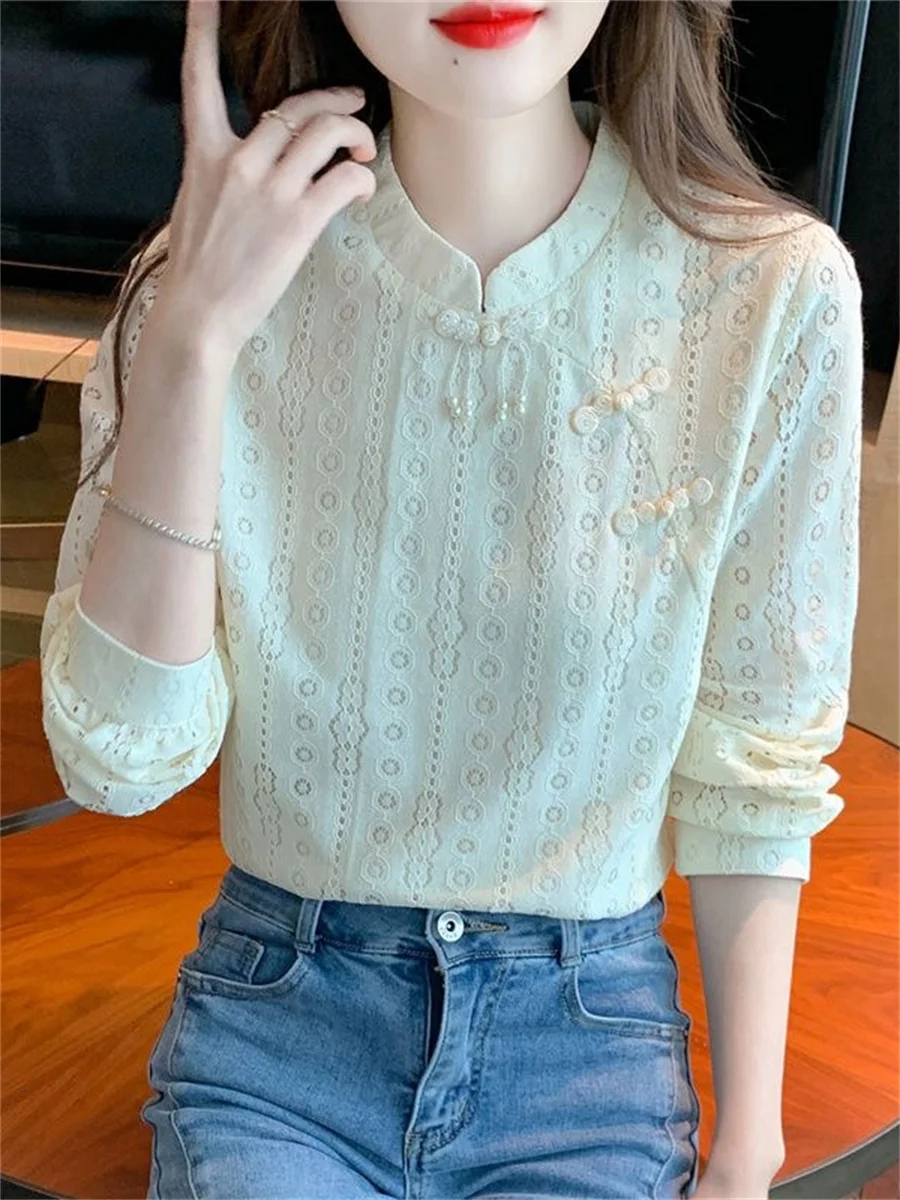 Женская Повседневная Блузка с длинным рукавом и воротником-стойкой на весну и осень, однотонные Топы DF4758
Женская Повседневная Блузка с длинным рукавом и воротником-стойкой на весну и осень, однотонные Топы DF4758