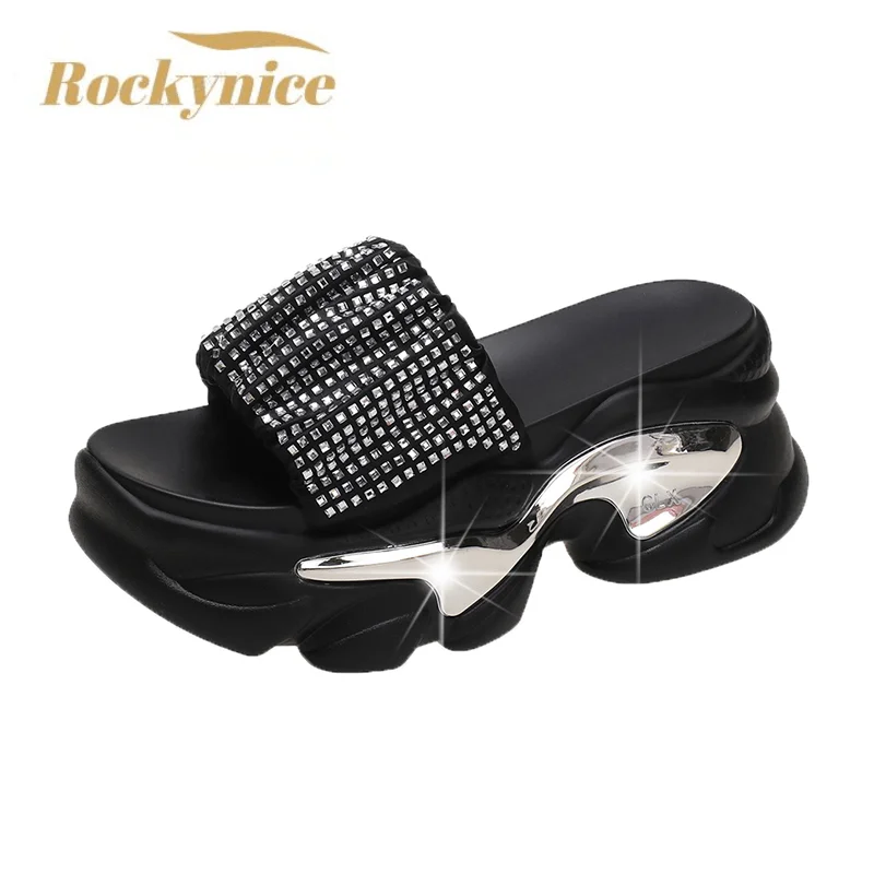 8CM Thick Bottom Summer Bling Slippers Women's Sandals Fashion 2023 Women Wedges High Platform Flat Shoes Woman Beach Flip Flops
8CM Thick Bottom Summer Bling Slippers Women's Sandals Fashion 2023 Women Wedges High Platform Flat Shoes Woman Beach Flip Flops