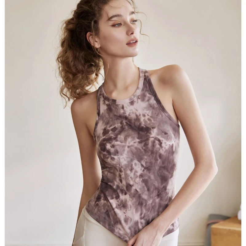 Women Yoga Shirt Padded Sports Vest Sexy Top Women's Fitness Gym Wear Sleeveless Printing Workout Top Running Gym Tank Top
Women Yoga Shirt Padded Sports Vest Sexy Top Women's Fitness Gym Wear Sleeveless Printing Workout Top Running Gym Tank Top