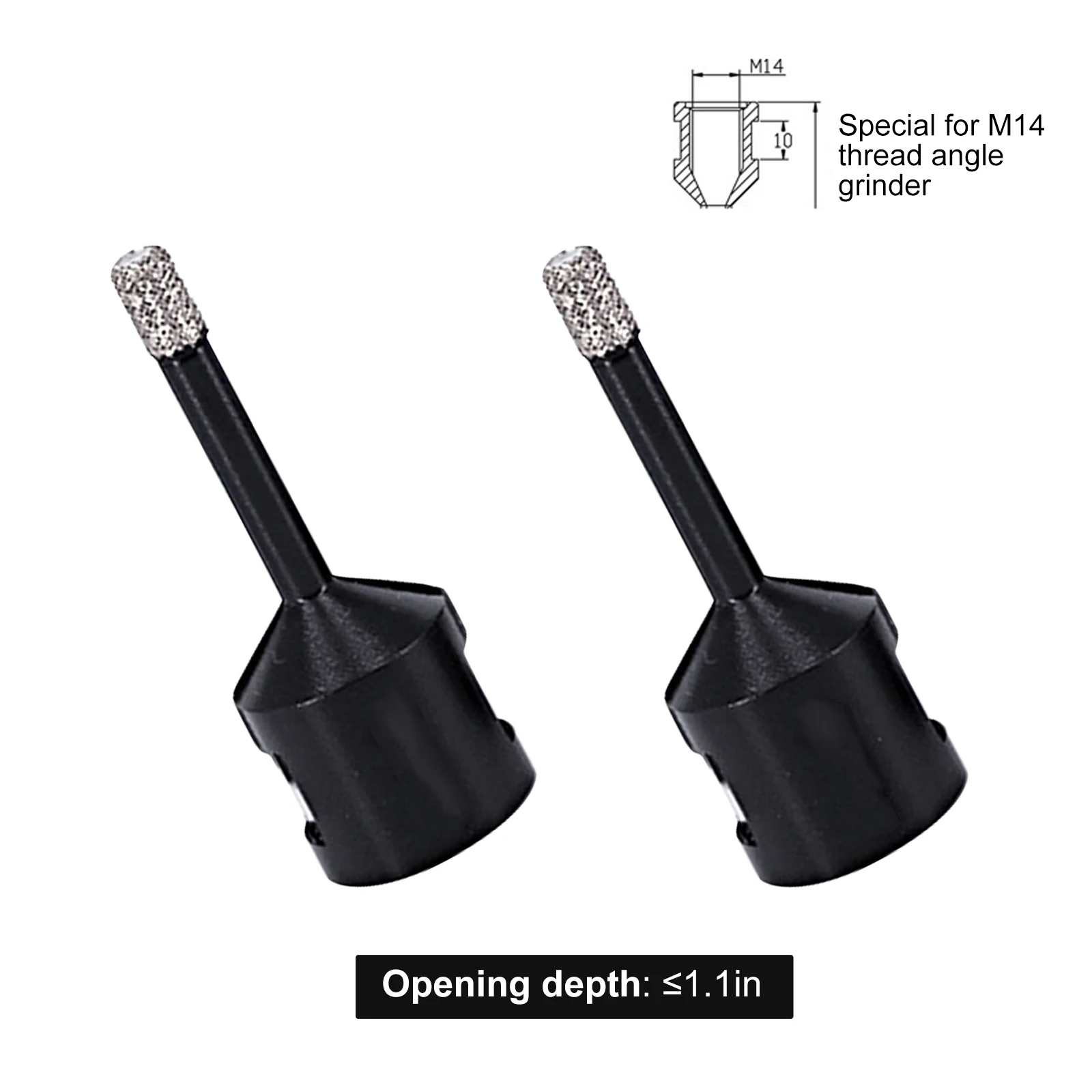 2 шт., алмазные насадки для дрели, диаметр 6 мм
2 шт., алмазные насадки для дрели, диаметр 6 мм