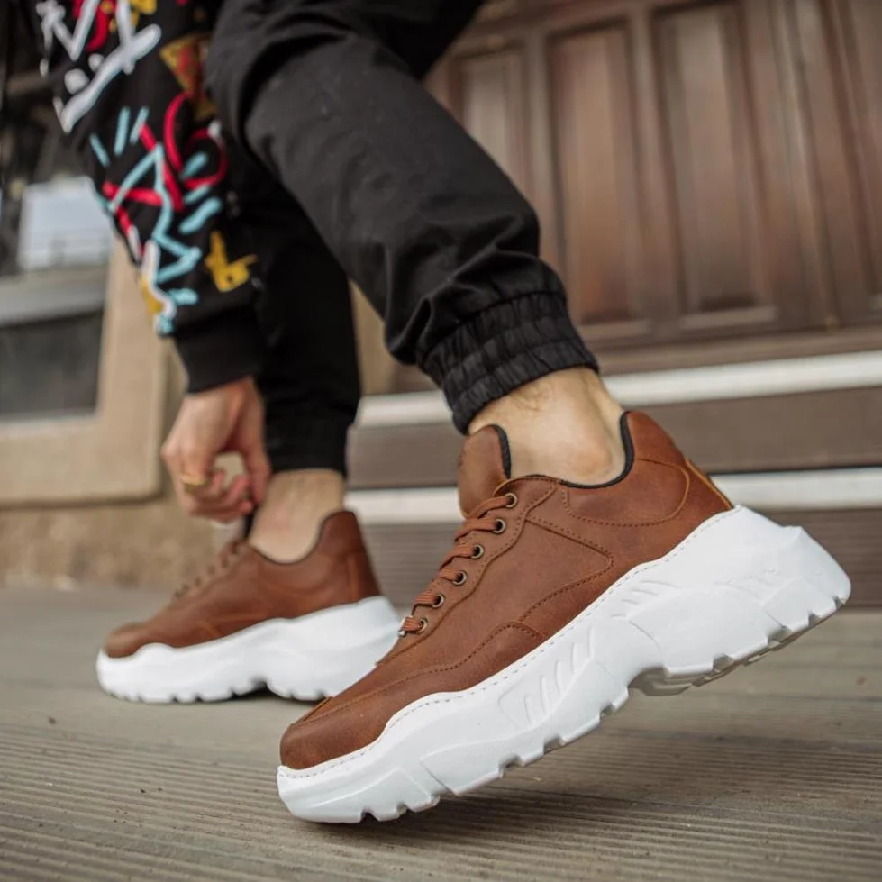 Knack High Base Daily Shoes N75 Tan Male Seasonal Orthotic Insole Style Sport Lace-Up Sneaker Spring and Summer Fashion
Knack High Base Daily Shoes N75 Tan Male Seasonal Orthotic Insole Style Sport Lace-Up Sneaker Spring and Summer Fashion