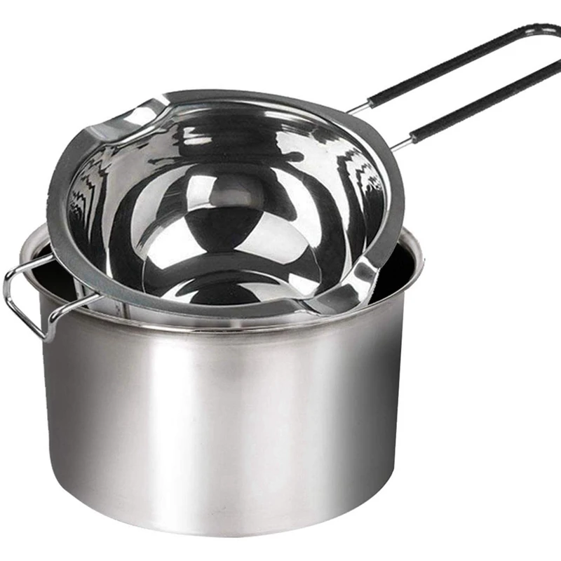Hot 6-Pack Stainless Steel Double Boiler, Heat-Resistant Handle 2 Cup Capacity, Universal Pad
Hot 6-Pack Stainless Steel Double Boiler, Heat-Resistant Handle 2 Cup Capacity, Universal Pad