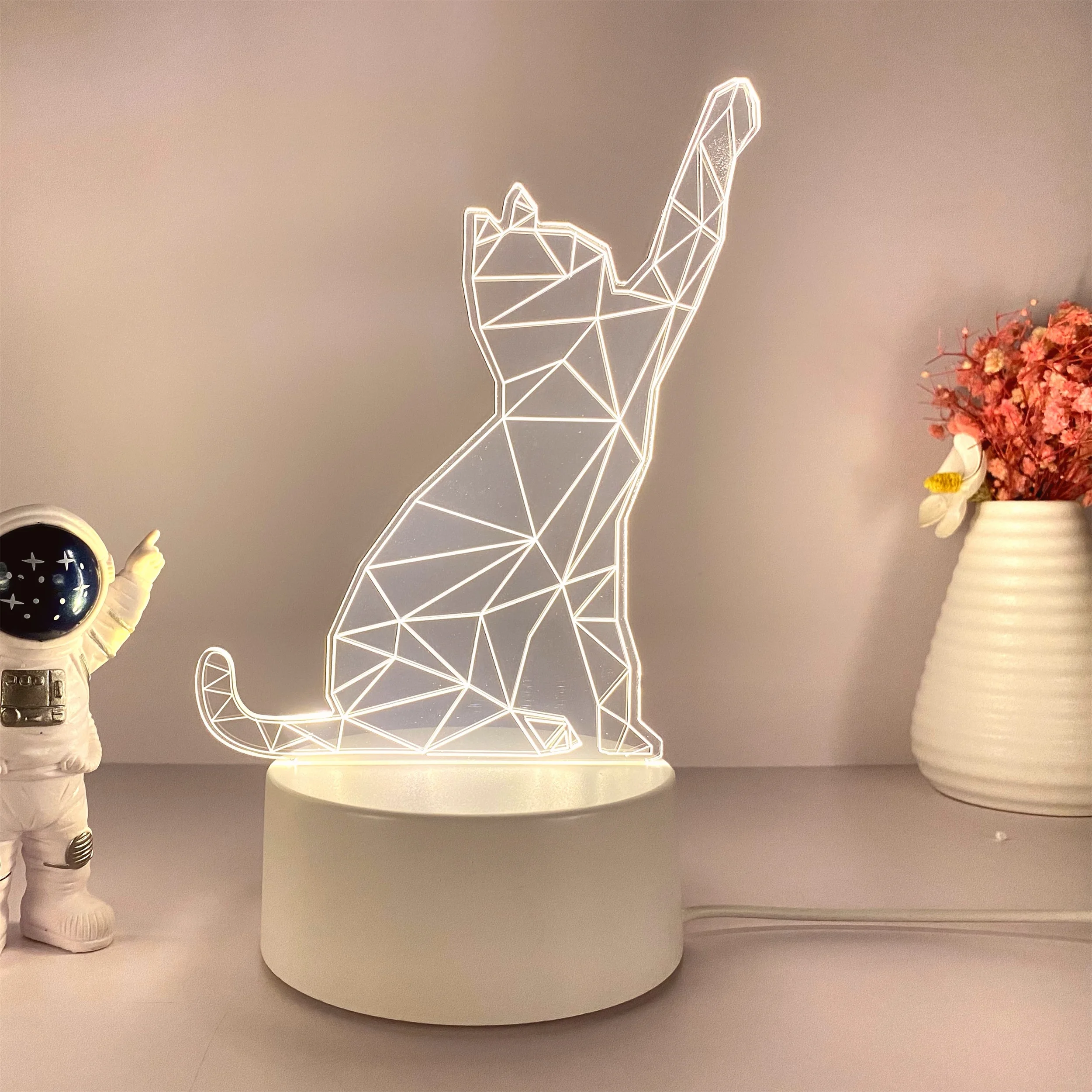 Ночник «Кот-талисман» 3D USB
Ночник «Кот-талисман» 3D USB