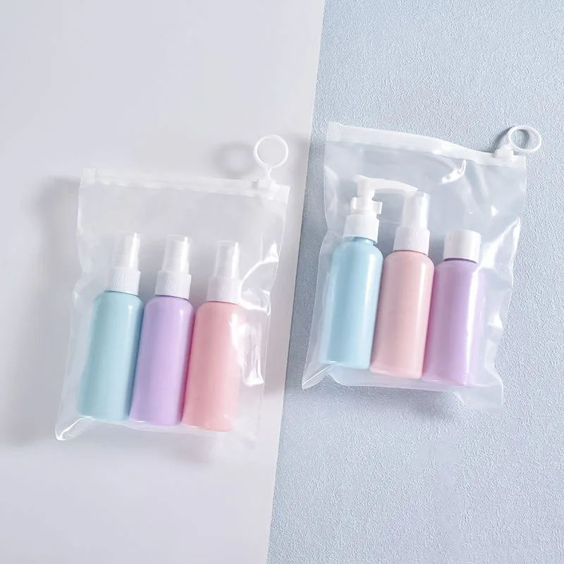 Portable 3Pcs/Set Refillable Bottle 60ml PE Spray Bottle Shampoo Shower Gel Empty Bottle Cosmetics Container Travel Supplies Set
Portable 3Pcs/Set Refillable Bottle 60ml PE Spray Bottle Shampoo Shower Gel Empty Bottle Cosmetics Container Travel Supplies Set
