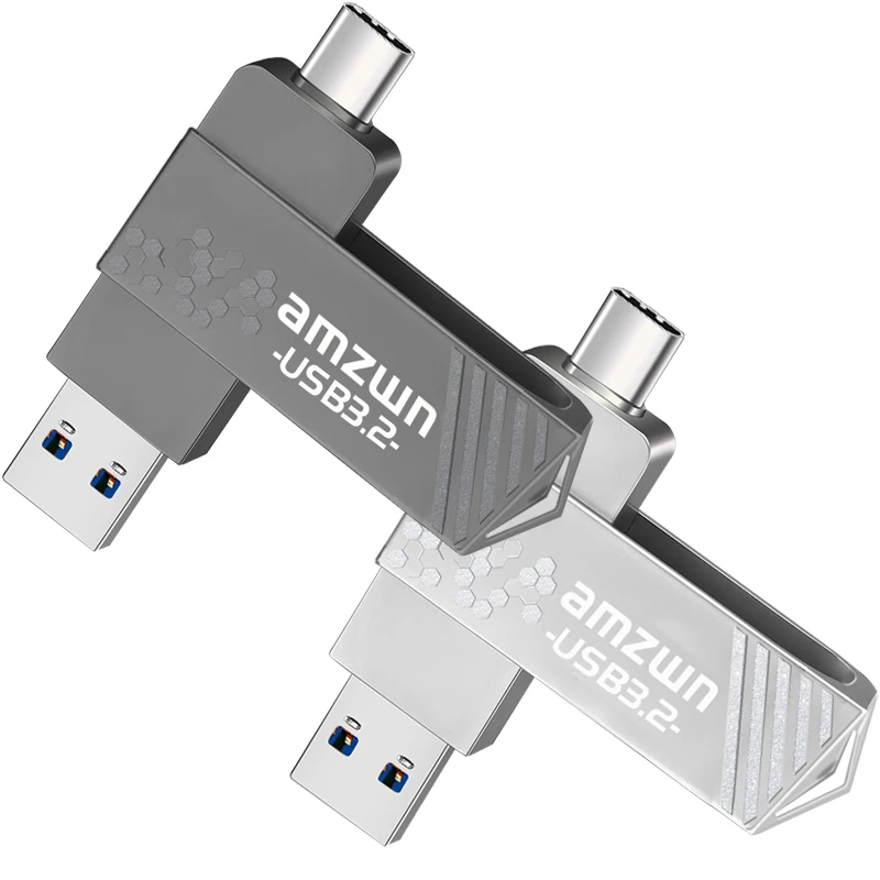 Высокоскоростной USB-диск 512 ГБ, 256 ГБ, 128 ГБ, портативный серебристый USB, металлическая карта памяти, устройство хранения компьютера