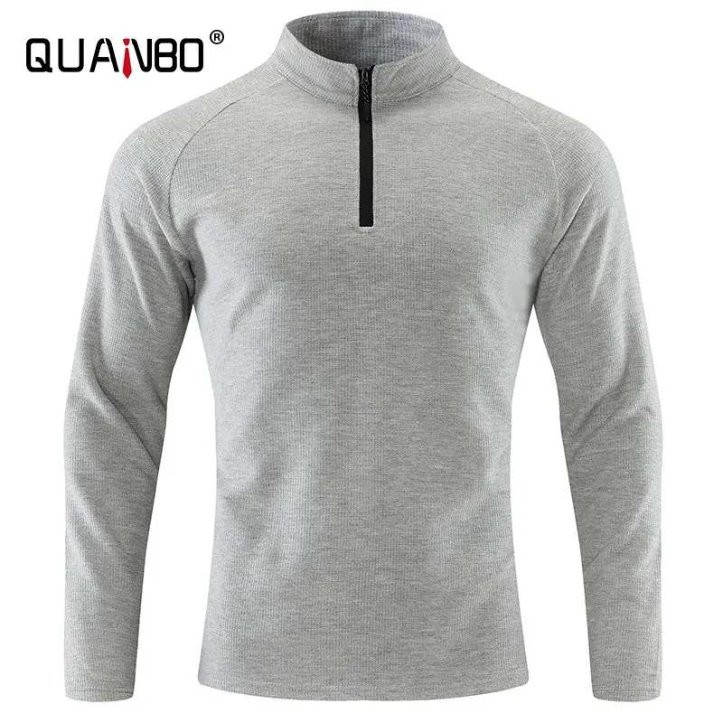 6 Colors Half Zipper Elastic Force Quick Drying Men's Long Sleeve T-Shirts 2022 Spring Autumn New Fashion Elastic Casual Tops
6 Colors Half Zipper Elastic Force Quick Drying Men's Long Sleeve T-Shirts 2022 Spring Autumn New Fashion Elastic Casual Tops
